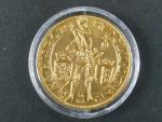 1997, Česká mincovna, zlatá medaile Eckerův pražský dukát., Au 0,986, 3,49g, náklad 1000 ks, etue