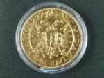 1997, Česká mincovna, zlatá medaile Eckerův pražský dukát., Au 0,986, 3,49g, náklad 1000 ks, etue
