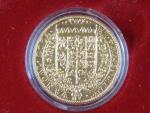 2002, Česká mincovna, zlatá medaile Dukát Albrechta z Valdštejna, Au 0,986, 3,49g, náklad 500 ks, etue, certifikát