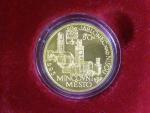 1995, pamětní medaile s motivem 2 Kč, Au 999,9, 7,78g, náklad 300ks, certifikát, etue, kvalita b.k.