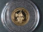 5 Dollars 2006 Bermudský trojúhelník, Au 585/1000, 1,25g, průměr 13,92 mm, certifikát