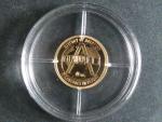 zlatá medaile z cyklu Historie letectví - Spirit of St. Louis, Au 0,585,9, 0,50g, etue, certifikát