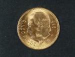 5 Pesos 1955, Au 0,900, 4,17g, KM 464