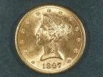 10 Dolar 1897, 16.718 g, Au 900/1000