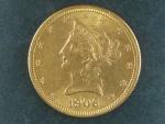 10 Dolar 1906, 16.718 g, Au 900/1000