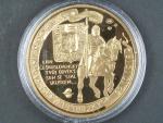 2018, Přažská mincovna, zlatá medaile Muži 28.října, Au 0,999, 31,1g (1 OZ), průměr 37mm, náklad 5 ks, etue, číslovaná a certifikát č.2