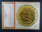 100 Korun 1907 K.B. jubilejní uherská, novoražba Kremnické mincovny z roku 2017, certifikovaná PF70, certifikát, osvěčení o ryzosti, náklad 120ks, č.91