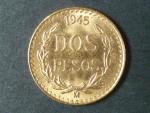 2 Pesos 1945, 1,67g
