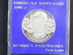 100 Zlotych 1974, 500. výročí narození Mikolaje Kopernika, Ag 0,625, 16,50g_