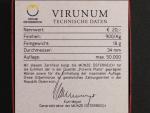 20 Euro 2010, Virunum, Ag 0.900, 20g, etue a certifikát_