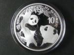 10 Yuan 2021 - Panda 1 Oz  Ag 999,9, etue