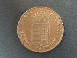 Revoluční mince 1848 - 49, Krejcar - EGY KREJCZÁR 1848 b.z.