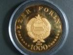 1.000 Forint 1968, Au 0,900, 84,1g, náklad 7000 ks, K.M. 588