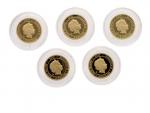 Sada 5x 5$ mincí Ferda Mravenec, 0.999 Ag, 1/10 Oz, ve sběratelském obale, náklad 500ks_