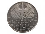 10 Euro 2011 J, 100 let Hamburského Labského tunelu, 0.925 Ag, 18g