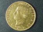 40 Lir 1810 M Napoleon I. Bonaparte, pěkná kvalita, průměr: 26 mm, 12,903 g, Au 0.900