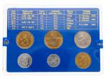 Sada oběžných mincí 1985 v plast. kartě_