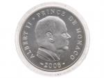 5 Euro 2008, Albert II., 0.900 Ag, 12g, náklad 9000ks