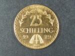 25 Schilling 1929, Au