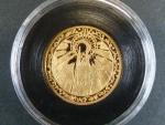 Zlatá  medaile z cyklu Magická Praha - Dívčí válka, Ag 0,586, 2g, průměr 18 mm, certifikát, etue