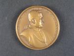 Leopold Prečan, bronz, průměr 50 mm, arc. olomoucký, intron. 30.12.1923