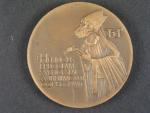 Jindřich Zdík, bronz, průměr 60 mm, jub. 1131-1981