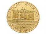 2000 Schilling 1999 - Vienna Philharmonic, 1Oz Au_