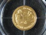 5 Dollars 2019 Zlatá 5 g  investiční mince Český lev standart, etue, certifikát