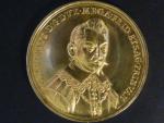 10 Dukátová medaile 1934 - 300.výročí zavraždění Albrechta z Valdštejna, Au 987/1000, průměr 38 mm, 34,14 g, vydal českolipský spolek, náklad 35 ks, vzácná
