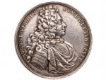 Braunschweig-Wolfenbüttel, Anton Ulrich 1704-1714 - AR medaile 1704,  Ag 45 mm, 43,68 g., Brockmann 447_