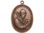 Cerbara Giuseppe 1770-1856 - AE pontifikační medaile Řehoře XVI. 1831, opis. Bronz 61 x 47 mm, původní ouško