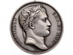 Napoleon Bonaparte 1769-1821 - AE postříbřená medaile k dobytí Moskvy 1812, Postříbřený bronz 41 mm, 44,92 g., signováno Andrieu F., ražba po r. 1880, na hraně značeno Br
