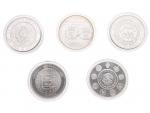 Sada stříbrných mincí 