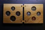 2000 ročníková sada mincí proof v dřevěné etui, certifikát - PROOF