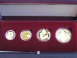 Sada zlatých mincí Karel IV., 1000 , 2500 , 5000 , 10000 Kč 1999