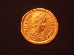 Řím - Císařství : Theodosius I., 379 - 395 , AV-Solidus, 383 - 387,  Konstantinopel