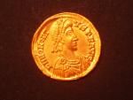 Řím - Císařství : Honorius, 393-423 , AV-Solidus, 402/406, Ravenna, luxusni stav