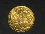 Milenimum sv.Václava - dukátová medaile 1929 , Au 987/1000, 4g, náklad 1631 ks