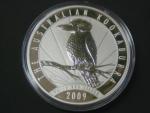 investiční mince 30 Dollars 2009 Kookaburra, Ag 1Kg čistého stříbra