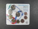 2011 ročníková sada euromincí 20.výročie vzniku Vyšehradskej skupiny, + pamětní 2 Euro