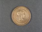 Rakousko Uhersko F.J.I. bronzová medaile Náhrada státu za hospodářské zásluhy, česká verze bez podpisu medailera, 30.8 g. průměr 40,45 mm