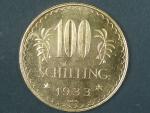100 Schilling 1933, Au, vzácný ročník, bezvadný stav