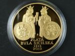 10000 Kč 2012 Zlatá bula sicilská, 31,107g