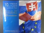 2014 ročníková sada euromincí 10.let od vstupu do EU