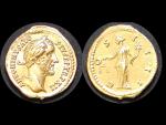 Řím - Císařství : Antoninus I. Pius 138 - 161 n.l., zlatý  Aureus, mincovna Řím, RIC 177,  hmotnost 7.24 g, velmi vzácný exemplář, s prokázaným původem (Karel Chaura), vhodná investice !!!