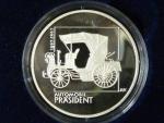 200 Kč 1997, 100. výročí prvního automobilu President, certifikát