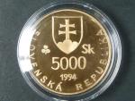 5000 Sk 1994 Svatopluk, etue, certifikát
