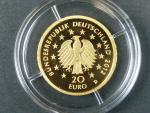 20 Euro 2012 D - Smrk,  Au 0,999, 3,89 g, náklad 200.000 ks, průměr 17,5 mm, certifikát, KM 307