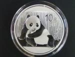 10 Yuan 2015 Panda - 1 Oz (31,1050g), Ag 999/1000, etue