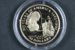 50  Dollars 1992 500.Years of America, Au 583, 7,776g, KM-204